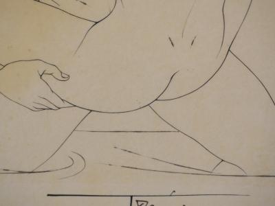Pierre-Yves TRÉMOIS : Les amants - Gravure Originale Signée 2