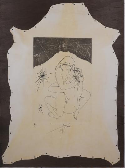 Pierre-Yves TRÉMOIS : Les amants intimes - Gravure Originale Signée 2