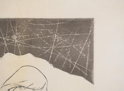 Pierre-Yves TRÉMOIS : Les amants intimes - Gravure Originale Signée 2