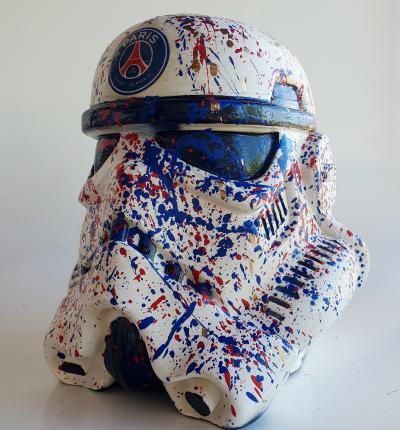 SPACO -  Stormtrooper star wars PSG  2025 - Sculpture pop art 2