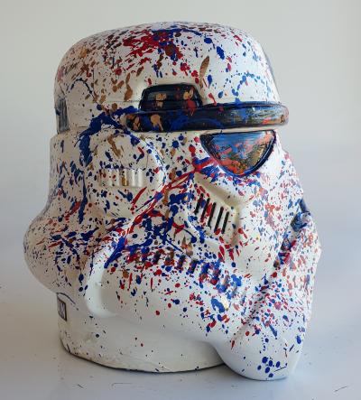 SPACO -  Stormtrooper star wars PSG  2025 - Sculpture pop art 2