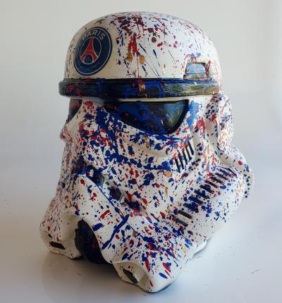 SPACO -  Stormtrooper star wars PSG  2025 - Sculpture pop art 2