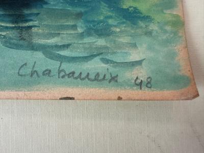 CHABANEIX - Dieppe - Aquarelle 1948 2