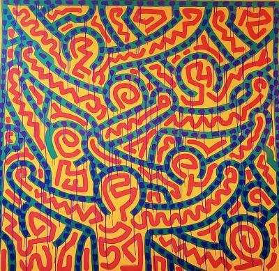Keith Haring, Sérigraphie originale San Francisco Museum, 1998 2