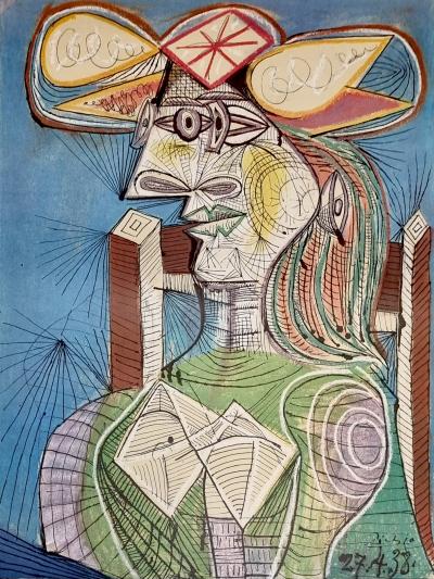 PAblo Picasso, Affiche originale Galerie Beyeler, 1971 2