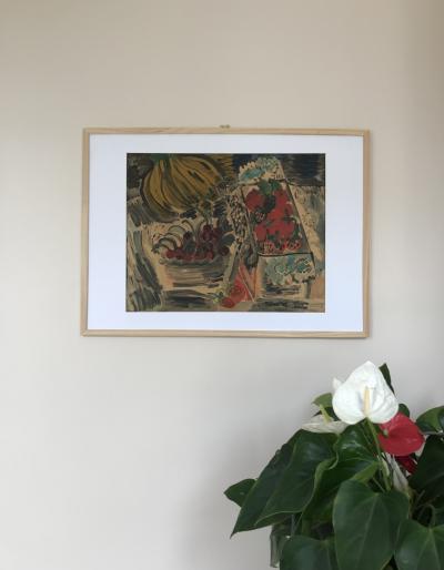 Raoul DUFY  Nature morte aux fruits.Lithographie originale signée dans la planche 2