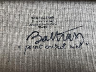 Odile TRAMPONTdite BALTRAN - Point central ciel - Acrylique sur toile signée 2