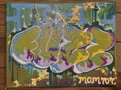 Fuzz One Toile Mom 707 Graffiti 2012
