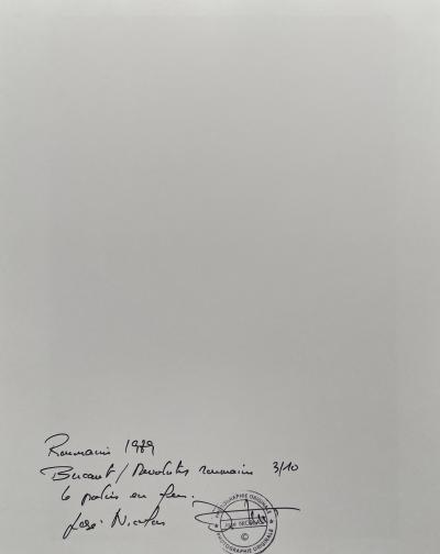 José Nicolas - Revolution roumaine 1989 - Tirage Lambda 2