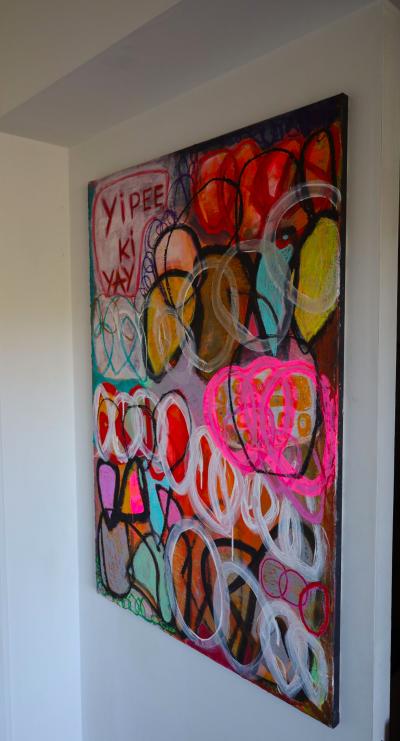 Mr Garcia - YIPEE-KI-YAY - Acrylique sur toile 2