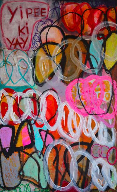 Mr Garcia - YIPEE-KI-YAY - Acrylique sur toile 2