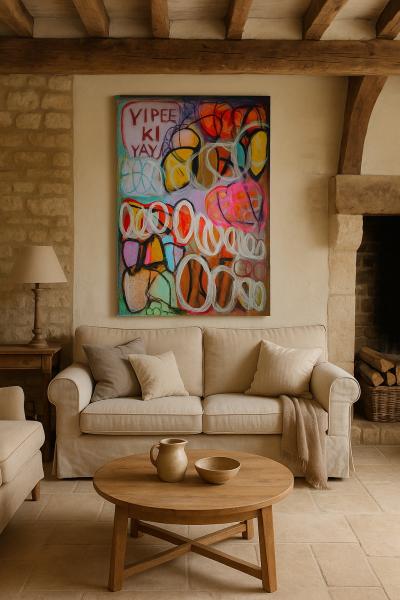 Mr Garcia - YIPEE-KI-YAY - Acrylique sur toile 2