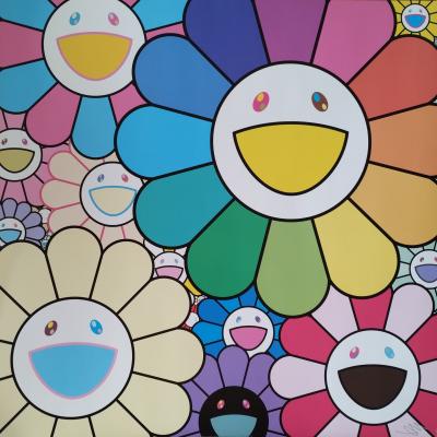 Takashi Murakami - Lots Of Flowers - Lithographie 2