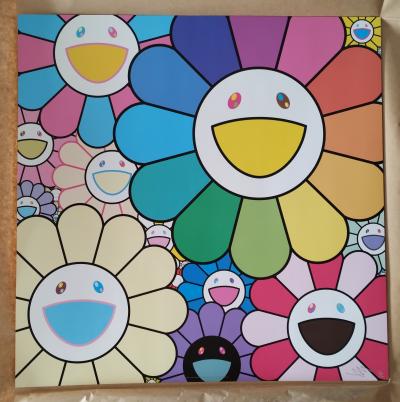 Takashi Murakami - Lots Of Flowers - Lithographie