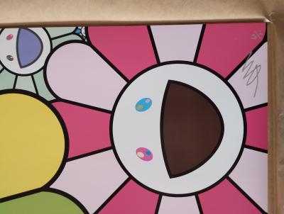 Takashi Murakami - Lots Of Flowers - Lithographie 2