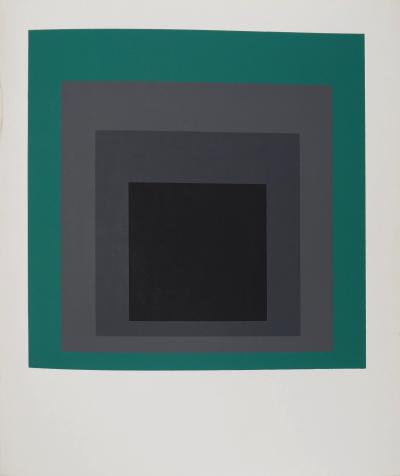 Josef ALBERS: Grisaille and Patina - Original screenprint 2
