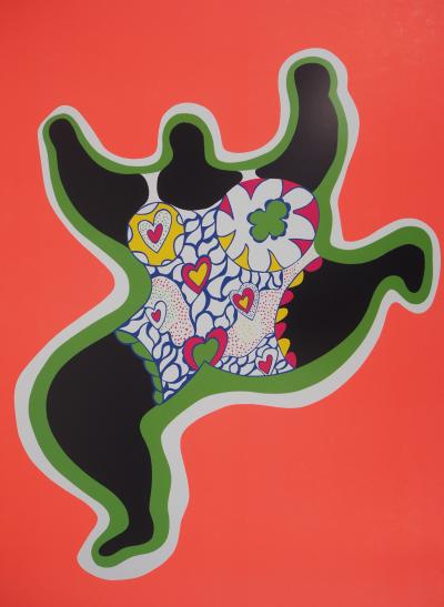 Niki de SAINT PHALLE : Nana qui danse - Tirage offset signé 2
