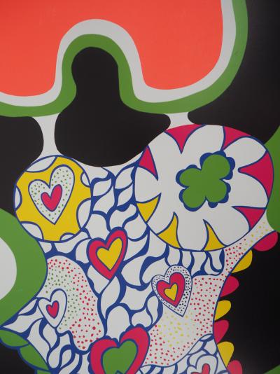 Niki de SAINT PHALLE : Nana qui danse - Tirage offset signé 2