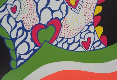 Niki de SAINT PHALLE : Nana qui danse - Tirage offset signé 2