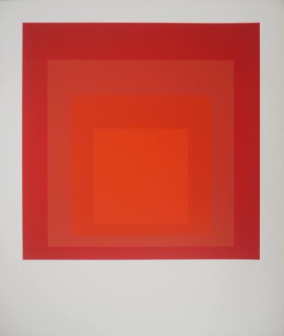 Josef ALBERS : R-III a-4 - Sérigraphie originale 2