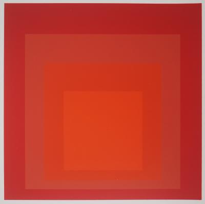 Josef ALBERS : R-III a-4 - Sérigraphie originale 2