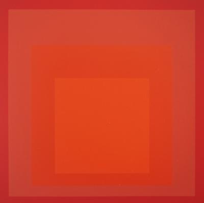 Josef ALBERS : R-III a-4 - Sérigraphie originale 2