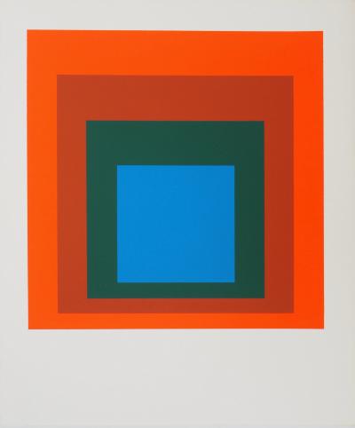 Josef ALBERS : Homage to the square - Sérigraphie originale 2