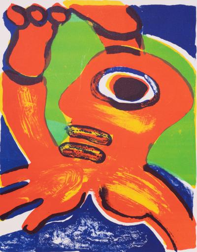 Bengt LINDSTROM: Abstract Figure - Original signed lithograph 2