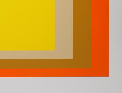 Josef ALBERS : Yes Sir - Sérigraphie originale 2