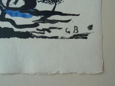 Georges BRAQUE : Le Char grec - Lithographie originale signée 2