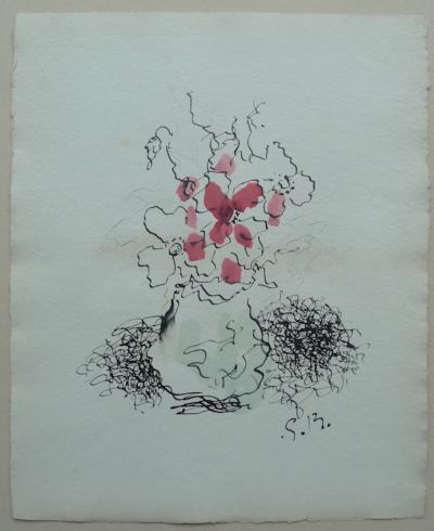 Georges BRAQUE : Le vase - Lithographie originale signée 2