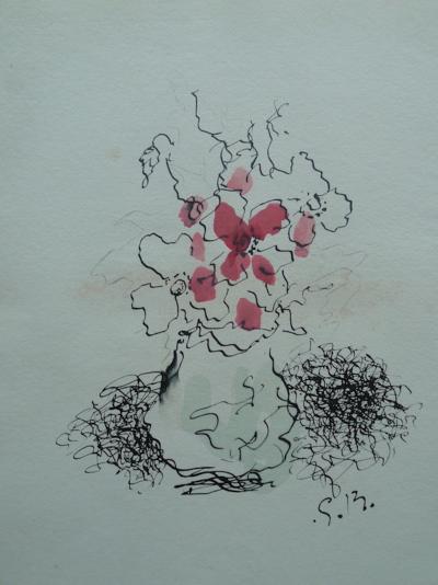Georges BRAQUE : Le vase - Lithographie originale signée 2