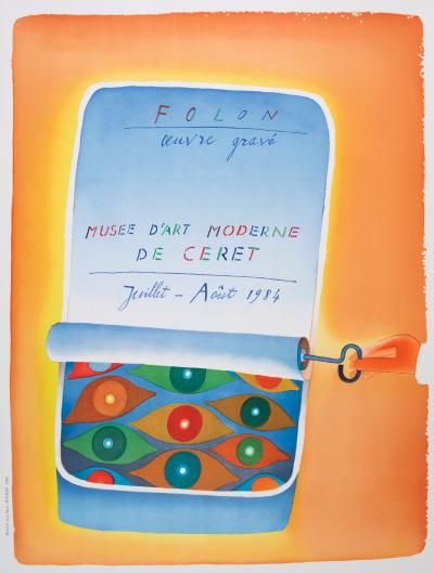 Jean Michel FOLON: Engraved work - Signed lithograph 2