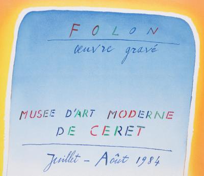 Jean Michel FOLON: Engraved work - Signed lithograph 2