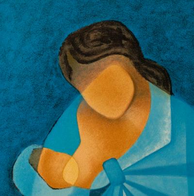 Louis TOFFOLI : Tendresse - Lithographie originale signée 2