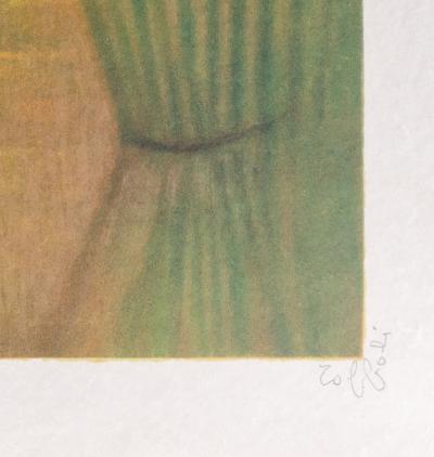 Louis Toffoli: Rice threshers in Thailand - Original signed lithograph 2