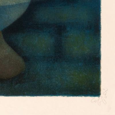 Louis TOFFOLI : L’Enfant au tricot jaune - Lithographie originale signée 2