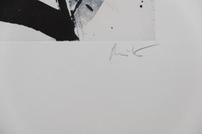Jean MIOTTE : Composition abstraite J - Gravure originale signée 2