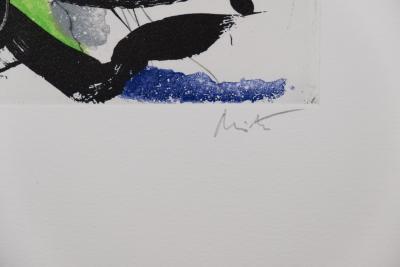 Jean MIOTTE : Composition abstraite D - Gravure originale signée 2