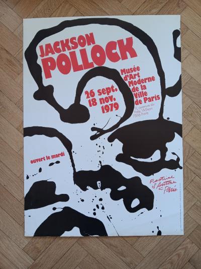 Jackson POLLOCK - Affiche originale d’exposition - Paris - 1979 2