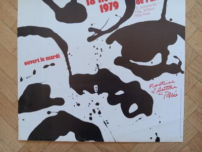 Jackson POLLOCK - Affiche originale d’exposition - Paris - 1979 2