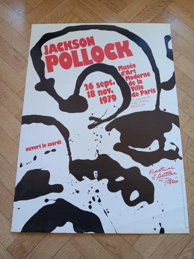 Jackson POLLOCK - Affiche originale d’exposition - Paris - 1979 2
