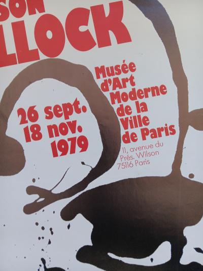 Jackson POLLOCK - Affiche originale d’exposition - Paris - 1979 2