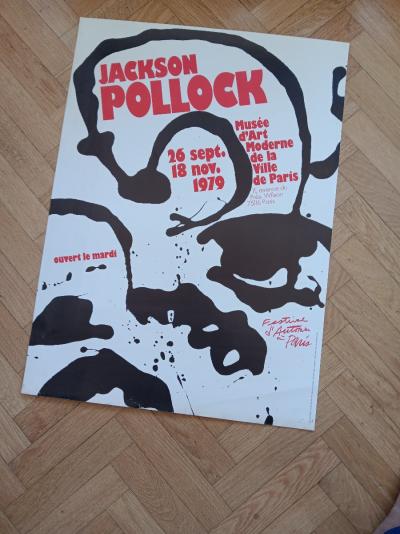 Jackson POLLOCK - Affiche originale d’exposition - Paris - 1979 2
