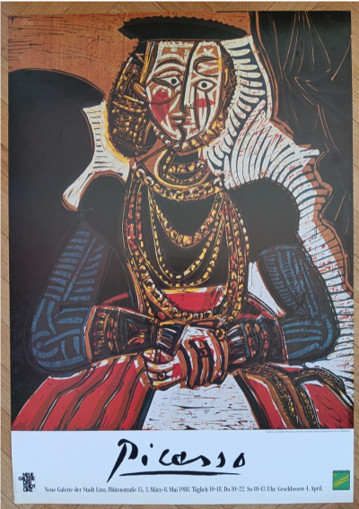 Pablo PICASSO - Affiche originale d’exposition - Neue Galerie Linz - 1988 2