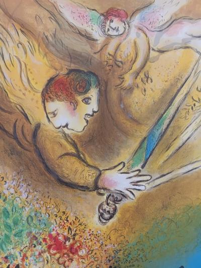 Marc CHAGALL - Affiche originale d’exposition - Maquettes pour l’oeuvre monumental - Mourlot - 1974 2