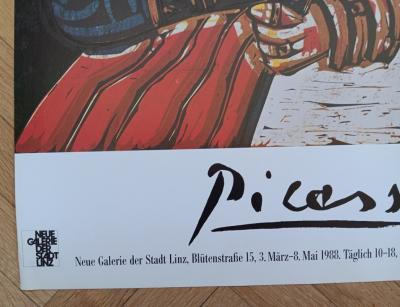 Pablo PICASSO - Affiche originale d’exposition - Neue Galerie Linz - 1988 2