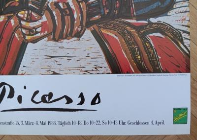 Pablo PICASSO - Affiche originale d’exposition - Neue Galerie Linz - 1988 2