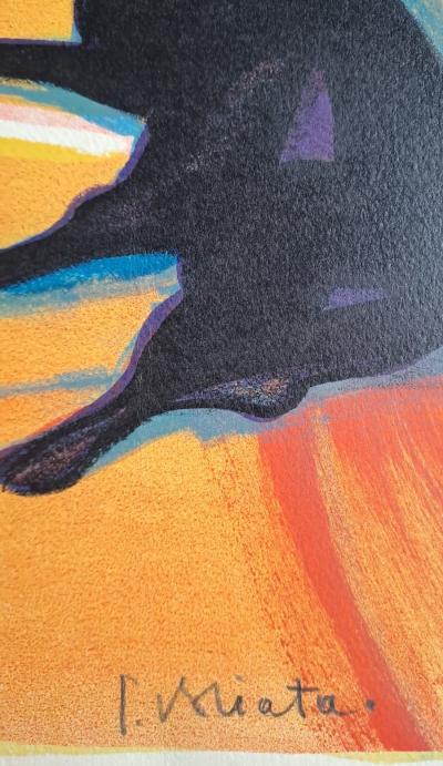 Georges BRIATA - Scène de tauromachie - Lithographie originale signée au crayon 2