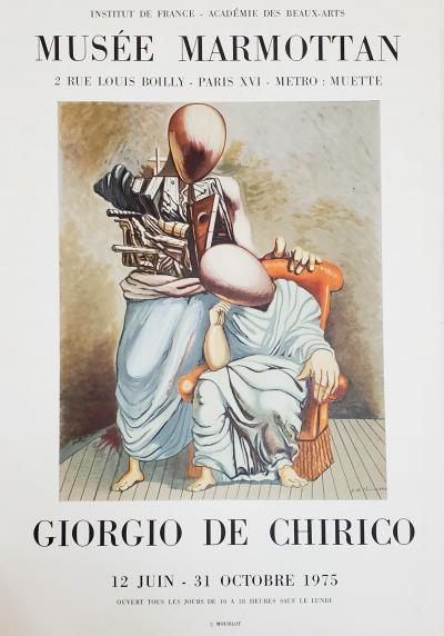 Giorgio De Chirico, Marmottan lithographic poster, 1975 2